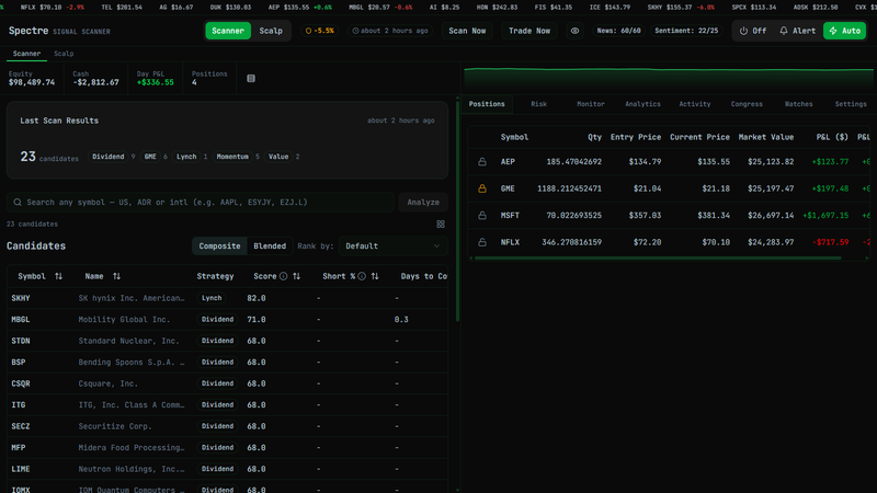 Screenshot of Spectre